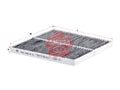 CAC-28210-S CABIN AIR FILTER 97133-2E900/ RCA195P