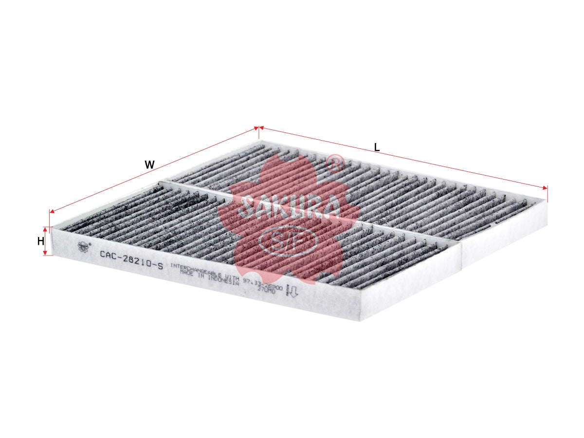 CAC-28210-S CABIN AIR FILTER 97133-2E900/ RCA195P