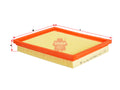 FA-1726 FA3174/A-1726 AIR FILTER A488