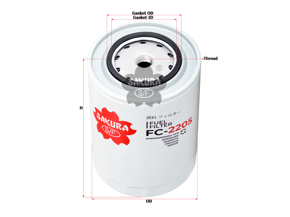 FC-2205 FUEL FILTER BF7927 / 2994048/ Z671