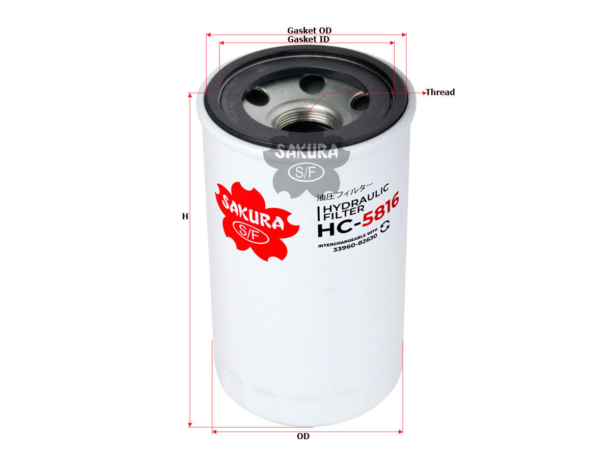 HC-5816 HYDRAULIC OIL FILTER 3396082630 / BT8488