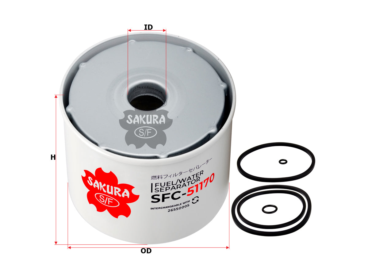 SFC-51170 FUEL WATER SEPARATOR 26550005
