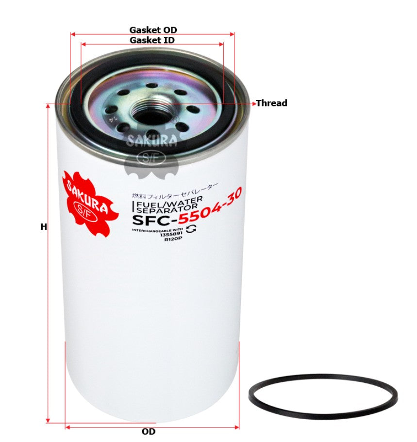 SFC-5504-30 FUEL WATER SEPARATOR P551859